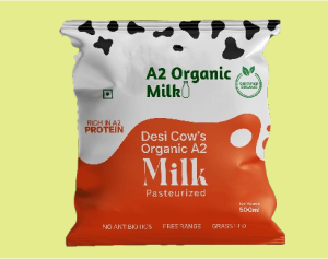 Organic Desi A2 Cow's Milk (1 Liter x 30 Days)